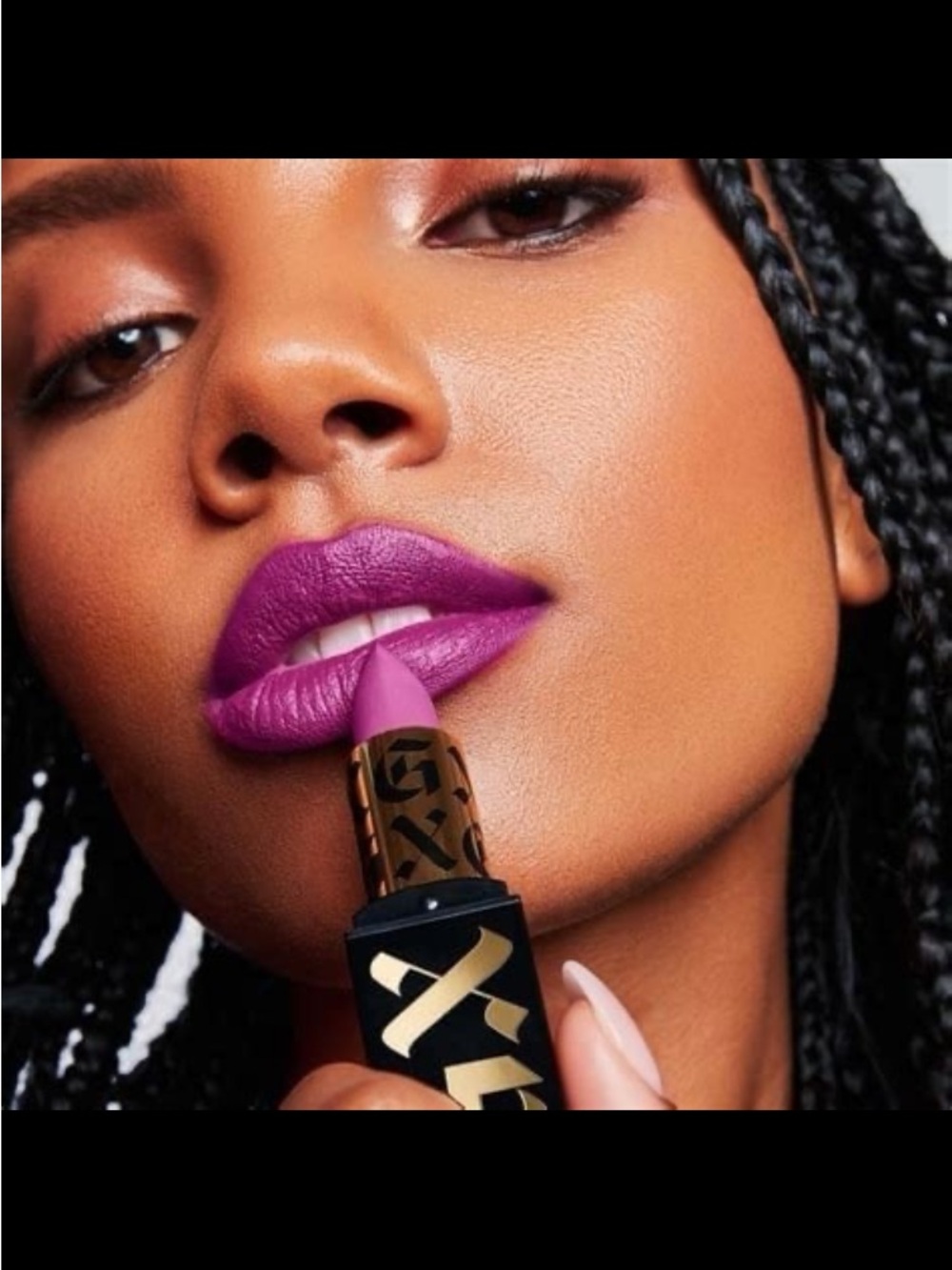 GXVE by Gwen Stefani Glam Matte Lipstick in 80's Me - (Bold Purple Matte) - Picture 5 of 7